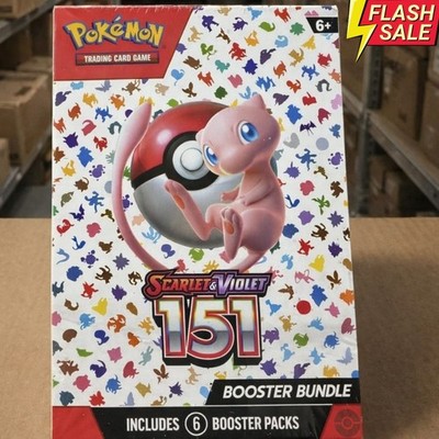 Pokemon TCG 151 Booster Bundle Factory Sealed Scarlet &Violet Free &Fast delivey