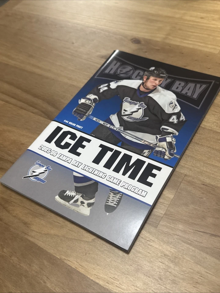 Tampa Bay Lightning 2005-06 Ice Time Game Program Magazine 8.5”x5.5” - Image 2 of 4