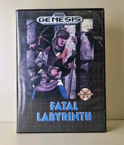 Fatal Labyrinth (Sega Genesis, 1991) Authentic -  Tested-Cleaned