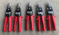 Crescent Wiss M5 Aviation tin snips, LOT of 5x