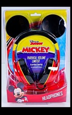 Disney Junior Mickey Wired On Ear Headphones Earphones Music Listen School Kids