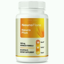 NeuroFlare Neuro Plus - Cognitive Pro Formula for Brain Memory 60ct