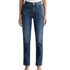 Everlane The Original Cheeky Jeans Vintage Dark Blue Size 30 NWT Organic Cotton