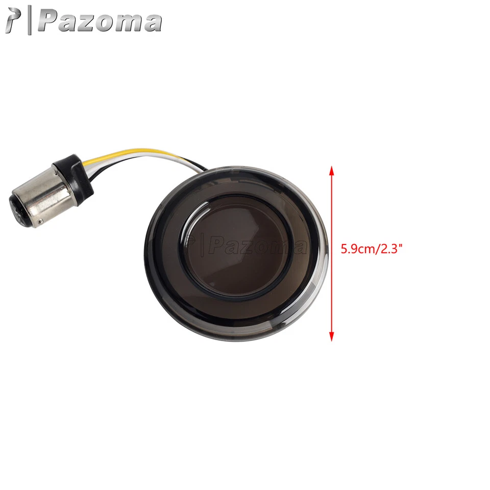 Rear LED Turn Signal Light Bulb Red / Amber 1157 For Harley Touring Glide Models - Image 3 of 4