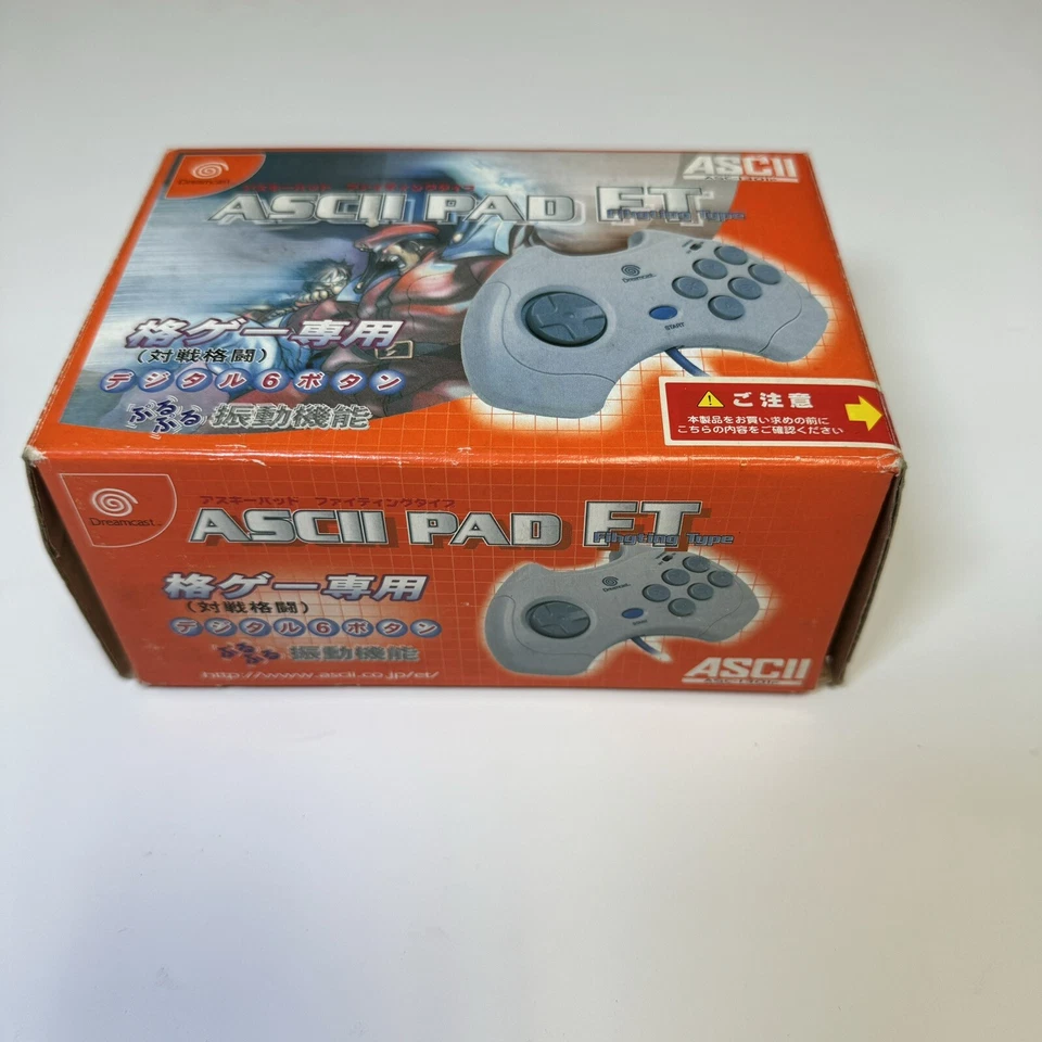 SEGA Dreamcast ASC-1301P ASCII Pad FT Gamepad de Lucha en Caja Foto 4 de 4
