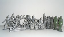 USSR Soviet Original Diecast Toy Soldiers from Different Sets 1970s-1980s 26pcs