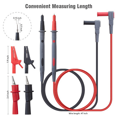 WGGE WG-011 Test Lead and Safety alligator Clips