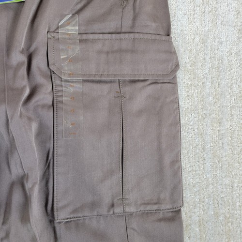 511 Tactical Pants Men 42 Tan Cargo Elastic Waist Unhemmed Class B Uniform 42x36 - Picture 10 of 13