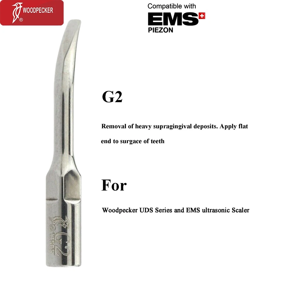 Woodpecker Dental Ultrasonic Scaler Piezo Tips Scaling EMS G1 G2 G3 G4 G5 G6 G8 - Image 3 of 4
