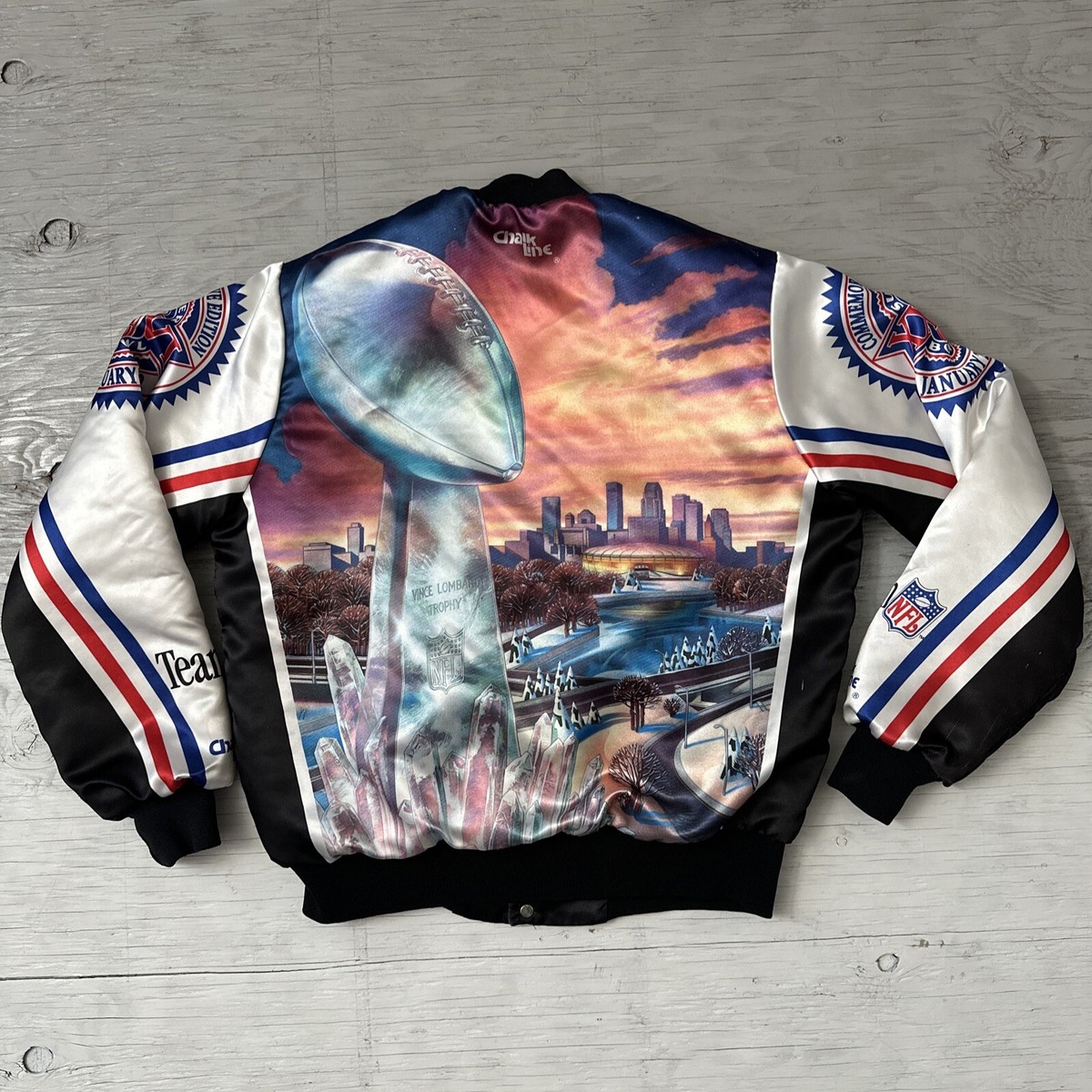 Rare Vintage 92' Chalk Line Fanimation Super Bowl XXVI Rare Vintage 92' Chalk Line Fanimation Super Bowl XXVI