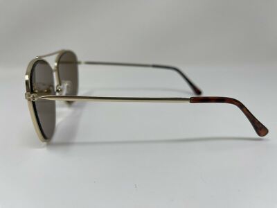 Nicole Miller Aviator Sunglasses Carmel C01 57014-140 Nicole Miller New York Sunglasses Carmel C01 Gold 57 [] 14  main image 4
