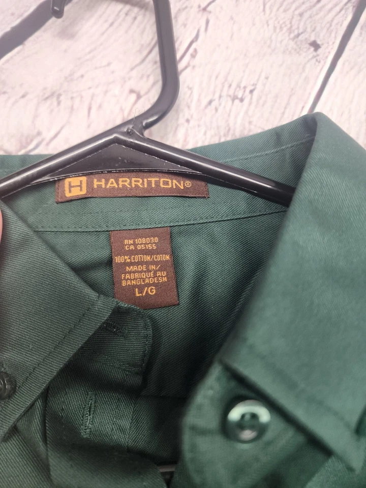 Lote de 2 camisas de trabajo Harriton protección teflón para mujer m581w talla L nuevas con etiquetas Foto 4 de 4
