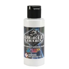 Createx Wicked Colors W001-02 White 2oz. For Airbrush Paint