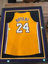 Framed Kobe Bryant Laker Jersey