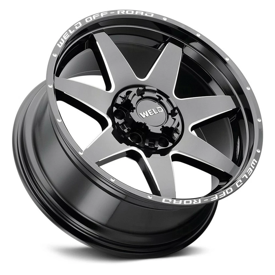 焊接越野修复 W109 车轮 20x10 (-18,5x139.7,110.2) 黑色单轮圈 — 第 4/4 张图片