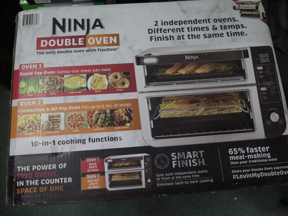 NEW NINJA DCT400 DOUBLE OVEN 10IN1 COOKING RAPID OVEN AIR FRY