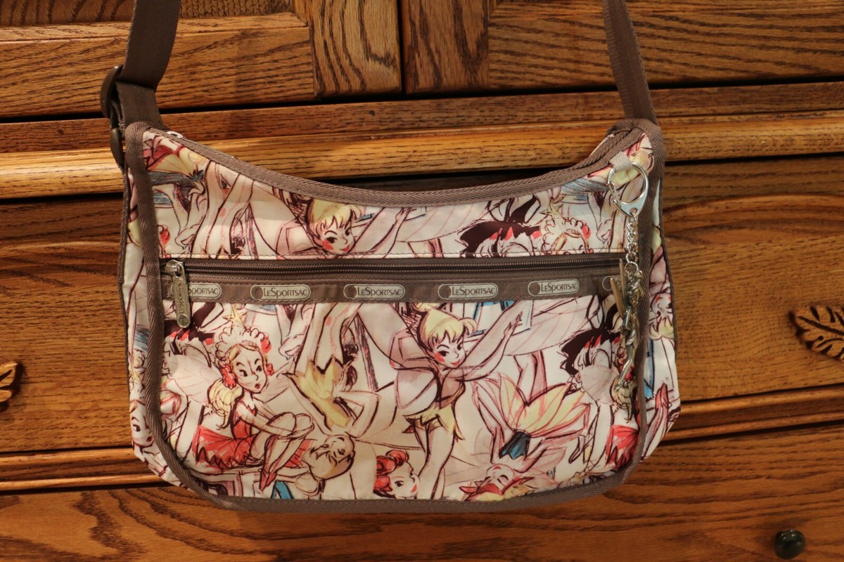 lesportsacDisneyティンカーベルショルダーバッグ RARE LeSportsac Disney TinkerBell Shoulder Bag with Charm and
