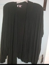 Bamboobies Womens Nursing Shawl Cover Black V-Neck Pullover Size One Size