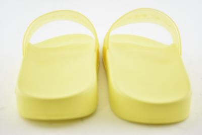 Givenchy Mens Pool Flat Fluo Neon Yellow PVC Rubber Sandal  display picture 1
