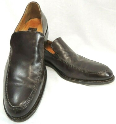Mercanti Fiorentini Men s Leather Shoes Size 8 M Dark Brown Italy