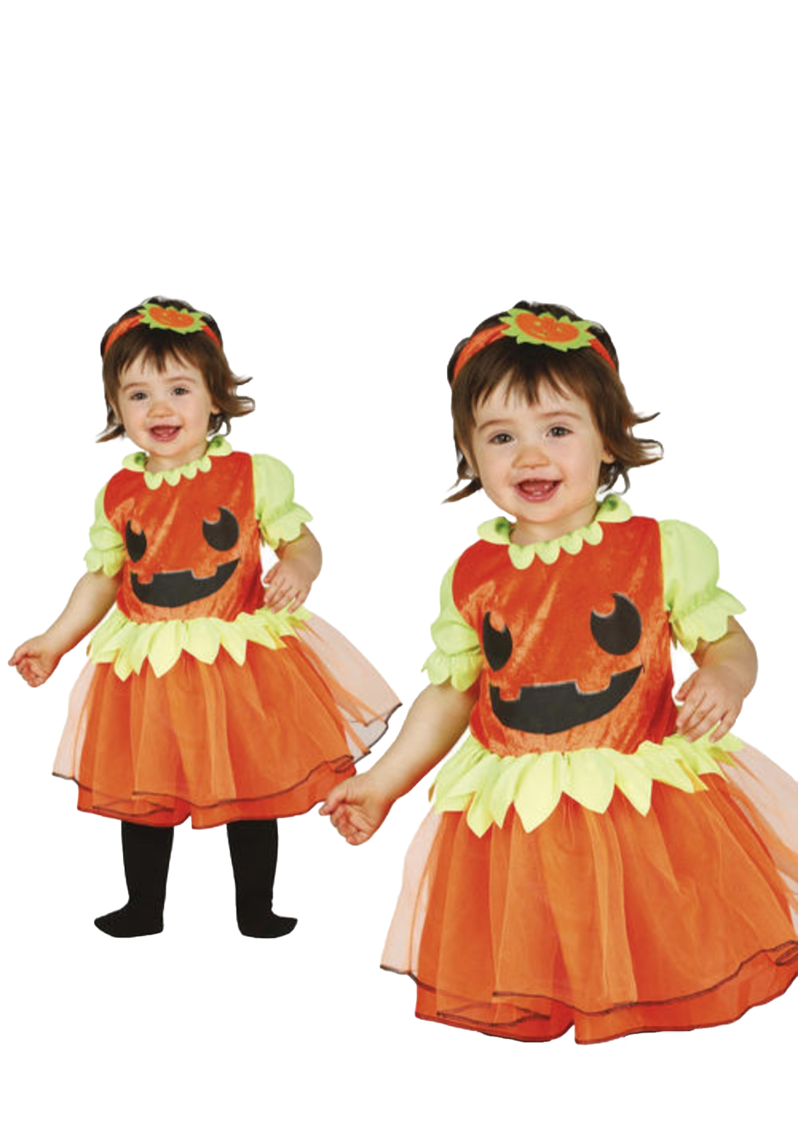 Baby Pumpkin Cute Girls Toddler Halloween Fancy Dress Costume Infant Kids 12 eBay