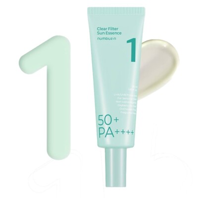 [numbuzin] No.1 Clear Filter Sun Essence SPF50+ PA++++ 50ml / Korean Cosmetics