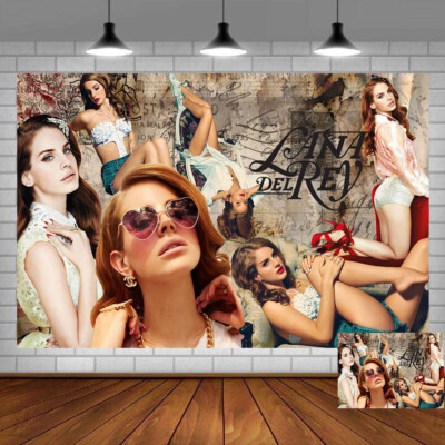 Lana Del Rey Party Supplies Party Decoration Backdrop Banner Poster Vinyl 5x3ft