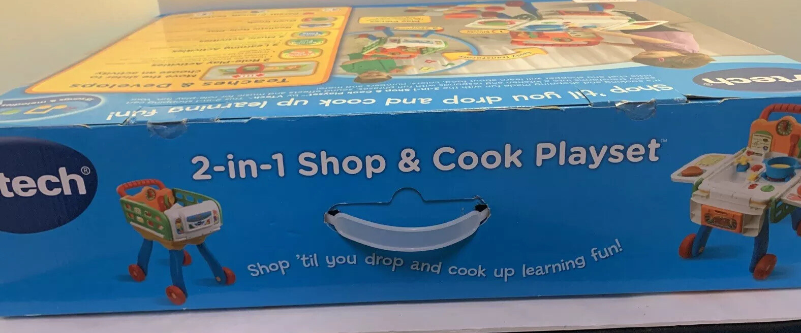 2 in 1 shop and cook playset