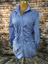 Fashion Nova Blue Dress with Adjustable length  and drawstrings at the bottom