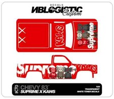 '83 CHEVY SILVERADO Custom WaterSlide Decal for hot wheels 1/64 073