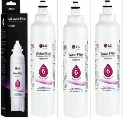 3PACK LT800P Fit LG LT800P ADQ73613401 Refrigerator Water Filter New Sealed US