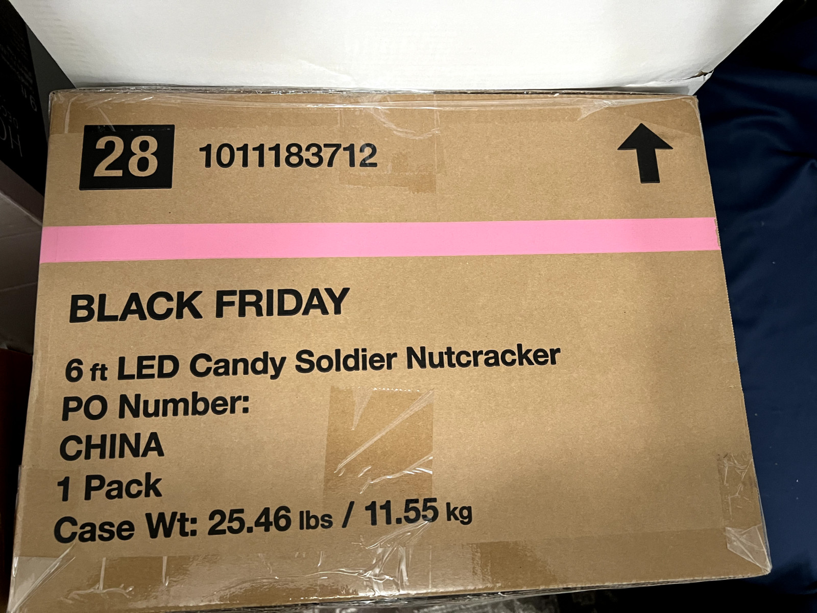 6ft LED Candy Soldier Nutcracker Christmas Decor - Home Accents