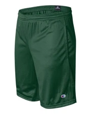 Champion Men's 9" Mesh Pocket Gym Short, Green LARGE Athletic Basketball Shorts