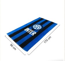 Telo mare Inter da spiaggia 100% cotone