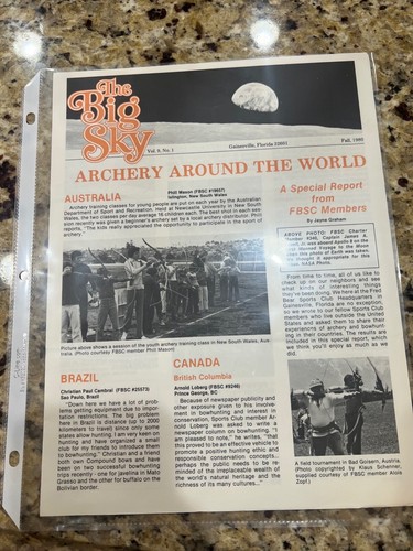 Brochure Vintage FRED BEAR - Catalogue "Le Grand Ciel" 1972 - Collection Rare