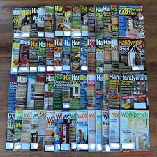 The Family Handyman / Workbench Magazine Lot of 57 Fr 2000s DIY Home Improvement