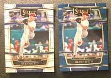 2022 Panini Select Glenn Otto #6 Prizm Rookie Scope Parallel And Base Card