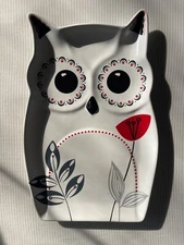Owl Platter by The Cellar Whiteware (Macy’s) 13.25” X 8.5”