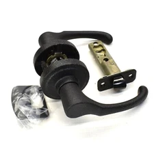 Ancient Treasures Desert Island IV Collection Black Passage Door Lever