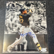 JUNG HO KANG signed PITTSBURGH PIRATES 8x10 Photo! JSA STICKER ONLY (1)
