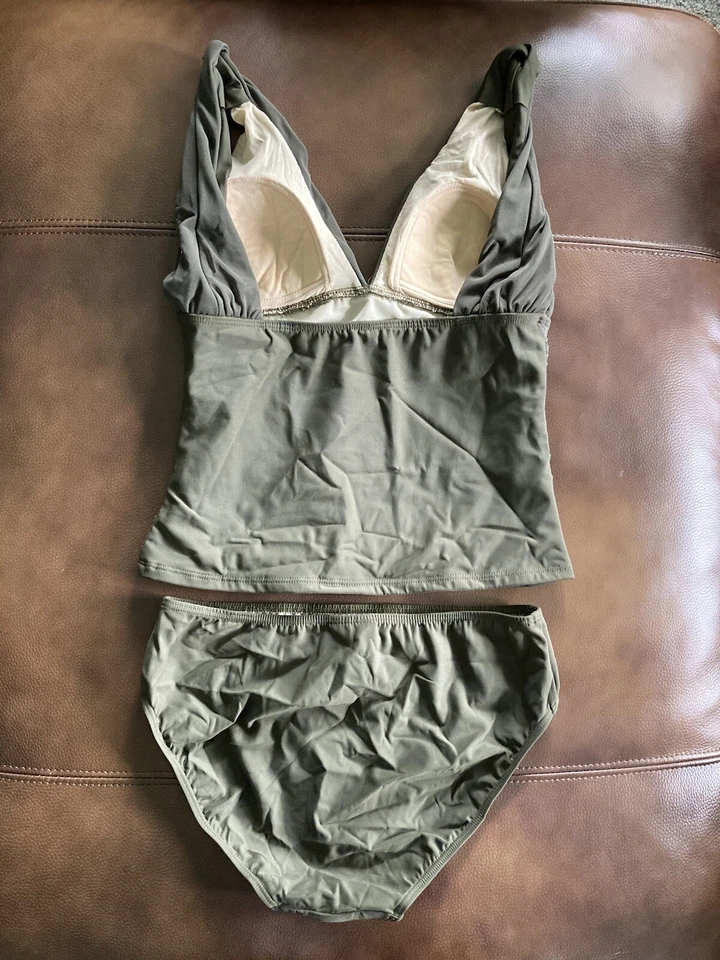 Maiô estilo regata shape FX verde oliva tamanho 6 - Imagem 2 de 4