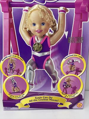 おもちゃ Susi New Toy Biz Super Star Susie Gymnastics Gymnast Bar Doll Vintage