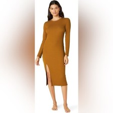 Beyond Yoga Day to Night Dress Burnt Orange Small