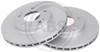 2X A.B.S. 17125 Bremsscheibe Vorne FüR Mitsubishi