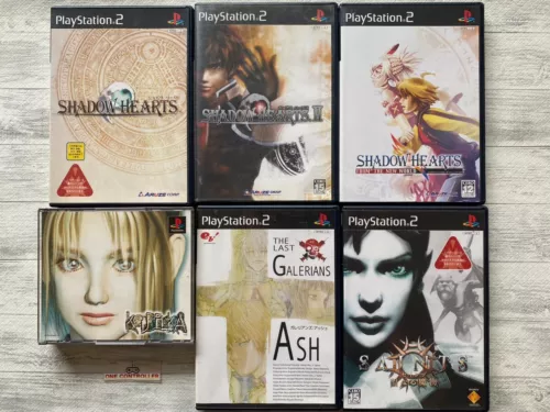 SONY PS 1 2 Koudelka & Shadow Hearts & Galerians: Ash & Saints set from Japan