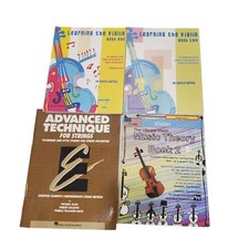 Learning the Violin 4 Books Lot Set Sheet Music Book One Cassia Harvey: New
