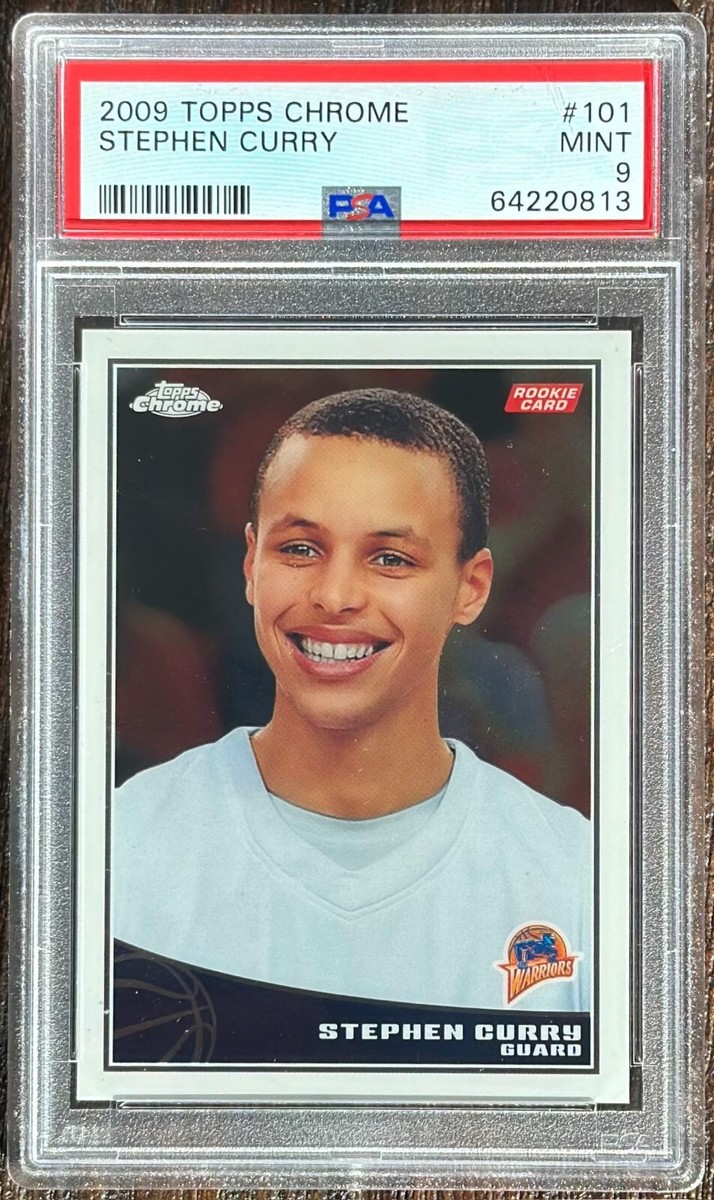 🐐💦 Stephen Curry 2009-10 Topps Chrome Rookie Card /999 #101 PSA