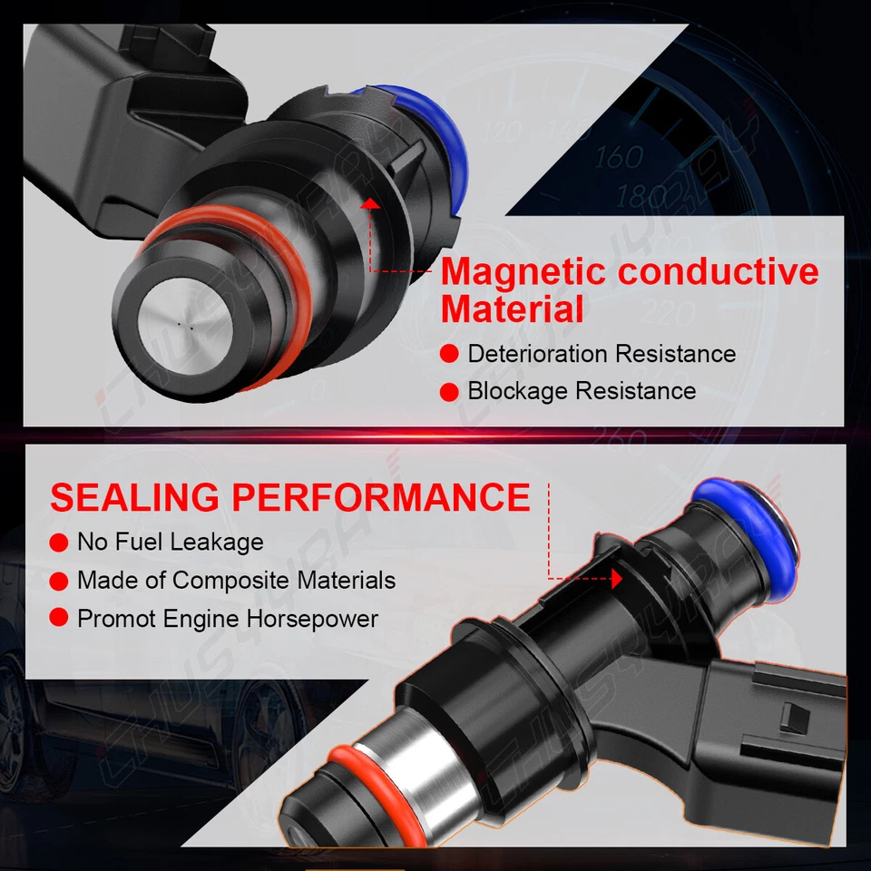 Novos injetores de combustível x8 para 2007-2010 Chevrolet Silverado 2500 3500 HD 6.0L - Imagem 3 de 4