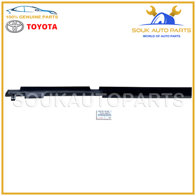 75722-60072 Genuine Toyota MOULDING, REAR DOOR BELT, LH 7571260072