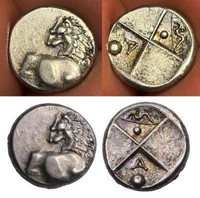 Thrace, Chersonesos, 4th century BC, AR Hemidrachm, Superb AU+